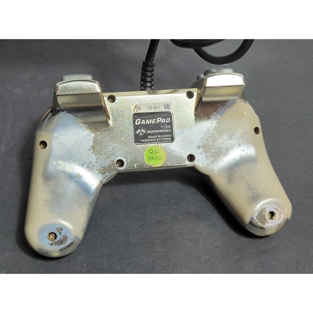 Playstation 1 PS1 GamePad Colors Gold Controller Console Wired Tested Working